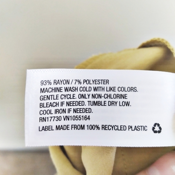 A New Day Button Up Yellow Skirt Size 2 - Picture 6 of 6